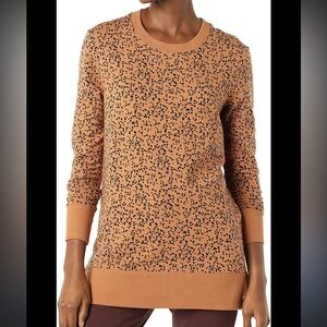 Daily Ritual Women’s XS Print Tunic Sweater
